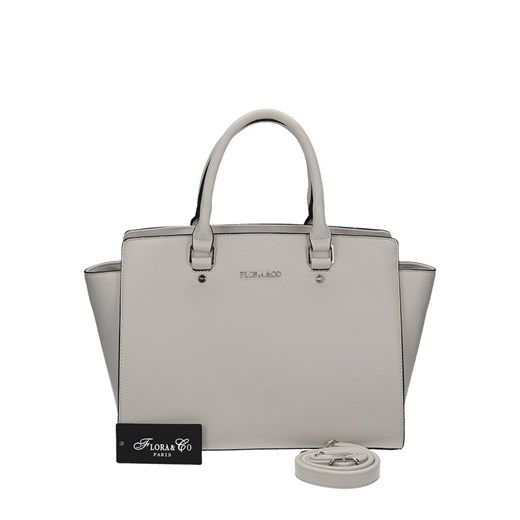 Szara elegancka torba Flora & Co szary Tanie Torebki