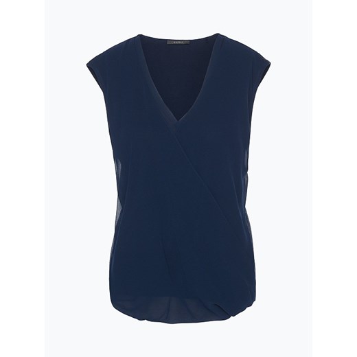 ESPRIT Collection - Damska bluzka bez rękawów, niebieski czarny Van Graaf 38 vangraaf