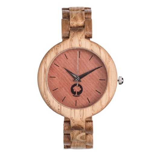 Drewniany zegarek  Seria Glamour  - Dąb