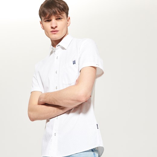 Reserved - Koszula we wzory - Biały Reserved  XL 