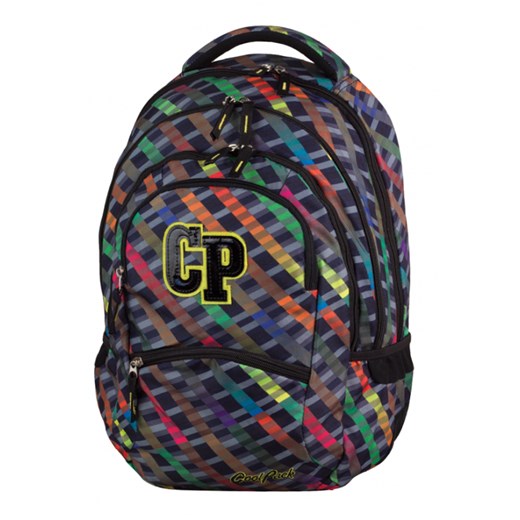 Plecak młodzieżowy CoolPack CP kolorowe paski - 5 przegród COLLEGE RAINBOW STRIPES 658