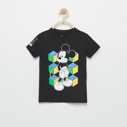 Reserved - T-shirt mickey mouse - Czarny