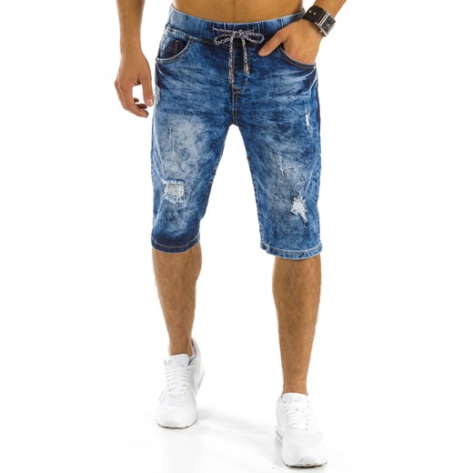 Spodenki jeansowe męskie niebieskie (sx0339) Dstreet   
