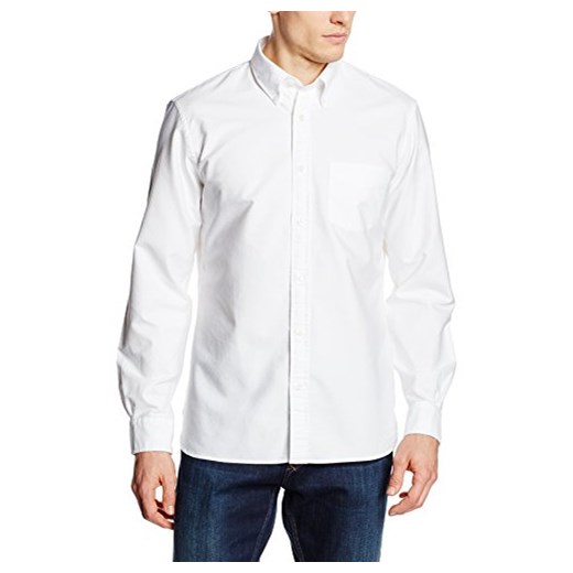 Koszula Brooks Brothers dla mężczyzn, kolor: biały, rozmiar: 50(MED) Brooks Brothers bialy M Amazon