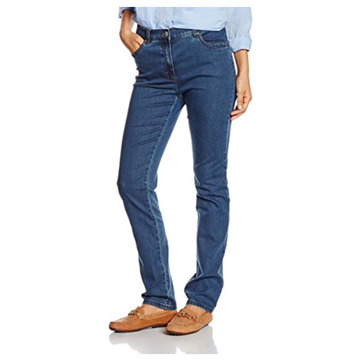 Spodnie jeansowe Raphaela by Brax dla kobiet, kolor: niebieski, rozmiar: W32/L30 (rozmiar producenta: 42K) niebieski Raphaela By Brax W32/L30 Amazon