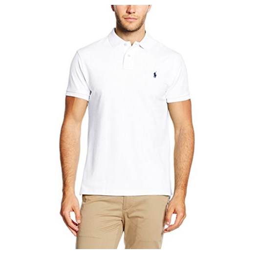 Koszulka polo Polo Ralph Lauren Polo T/S dla mężczyzn, kolor: biały, rozmiar: X-Large Polo Ralph Lauren bialy XL Amazon
