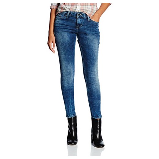 Spodnie jeansowe MUSTANG Jasmin Jeggings dla kobiet, kolor: niebieski, rozmiar: W31/L34 granatowy Mustang 31W / 34L Amazon
