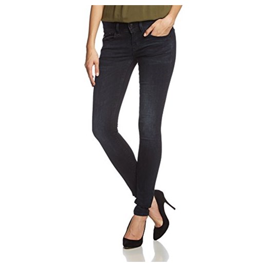 Spodnie jeansowe G-STAR RAW Lynn Mid Skinny Wmn dla kobiet, kolor: niebieski, rozmiar: W27/L32 czarny G-Star Raw 27W / 32L Amazon