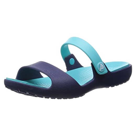 Sandały crocs Crocs Coretta Sandal dla kobiet, kolor: niebieski, rozmiar: 39-40 Crocs czarny 38/39 Amazon
