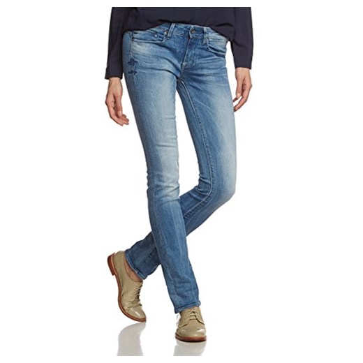 Spodnie jeansowe G-STAR Midge Mid Straight Wmn dla kobiet, kolor: niebieski