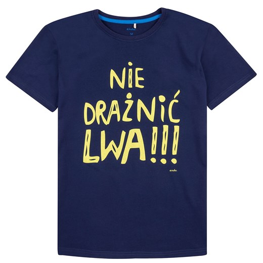 T-shirt męski granatowy Endo XL endo.pl