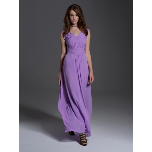 Zwiewna sukienka maxi L'AF ROEL L’ame De Femme fioletowy 46 Eye For Fashion