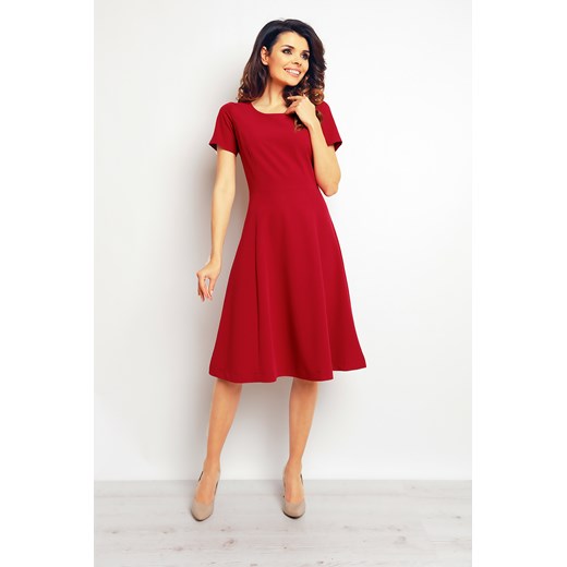 Sukienka M095 Bordo Infinite You M (38) Filo Fashion Style