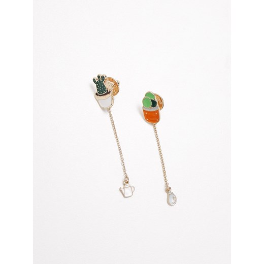 Sinsay - Para przypinek kaktusów - Wielobarwn