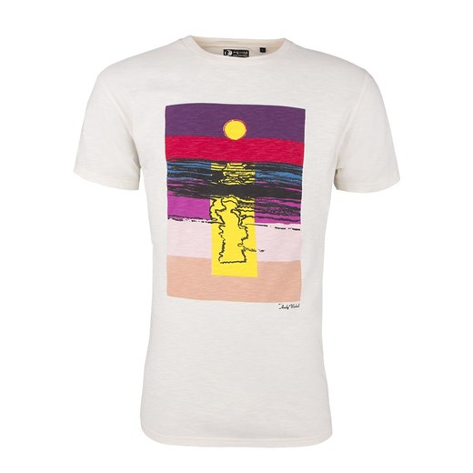 T-Shirt Andy Warhol by Pepe Jeans Sunset szary Pepe Jeans  VisciolaFashion