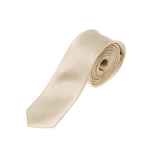 Elegancki krawat męski beżowy Denley K001 bezowy Denley.pl 150 wyprzedaż  