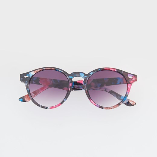 Reserved - Okulary przeciwsłoneczne - Różowy fioletowy Reserved One Size 