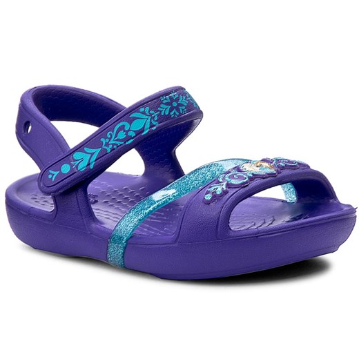 Sandały CROCS - Lina Frozen Sandal K 204139  Ultraviolet Crocs fioletowy 30.5 eobuwie.pl