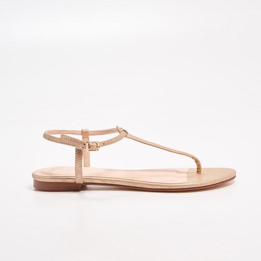 Mohito - Delikatne sandały - Złoty bialy Mohito 39 
