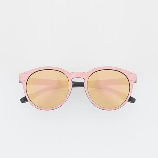 Reserved - Okulary przeciwsłoneczne - Różowy bezowy Reserved One Size 