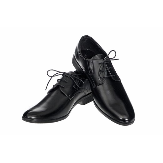 Półbuty męskie czarne Family Shoes czarny 43 