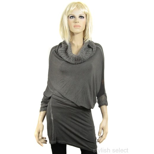 markowa odzież włoska swetr Unisono 21396 PIOMBO stylishselect sweter