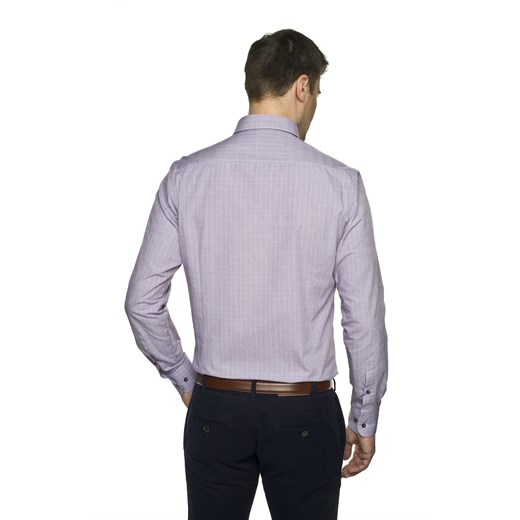 koszula croft 2066 długi rękaw slim fit fiolet