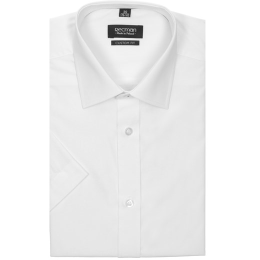 koszula versone 9001 krótki rękaw custom fit biały