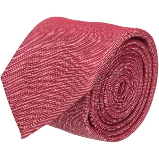 krawat cotton czerwony classic 200