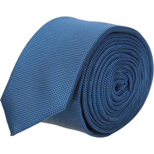 krawat platinum niebieski slim 200