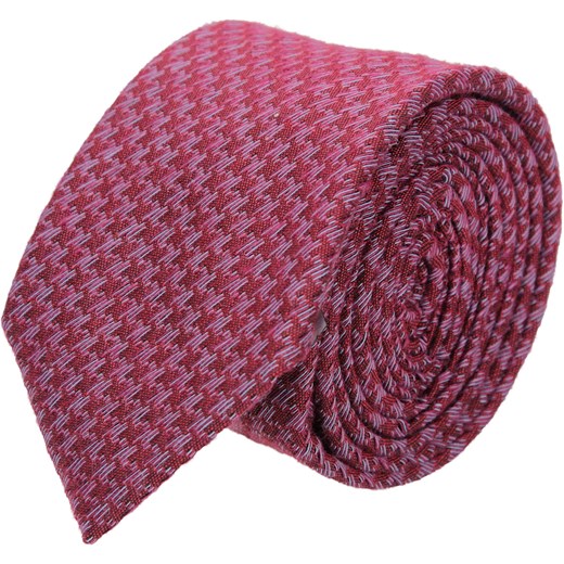 krawat cotton bordo classic 200