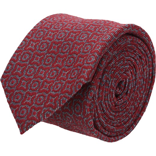 krawat cotton czerwony classic 202