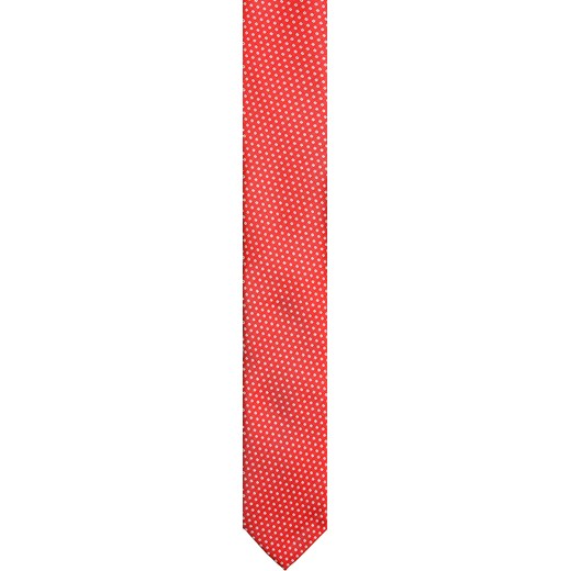 krawat platinum czerwony classic 217