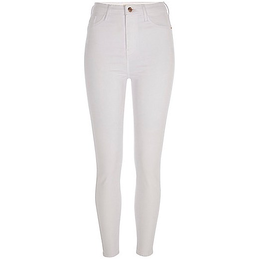 White Harper super skinny jeans 