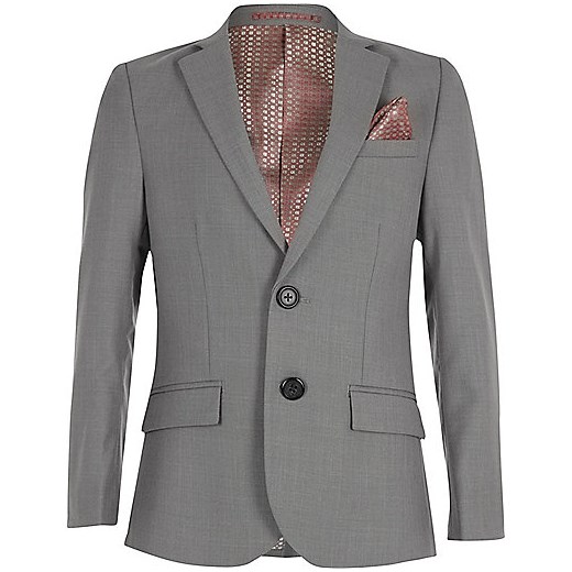 Boys grey suit waistcoat 