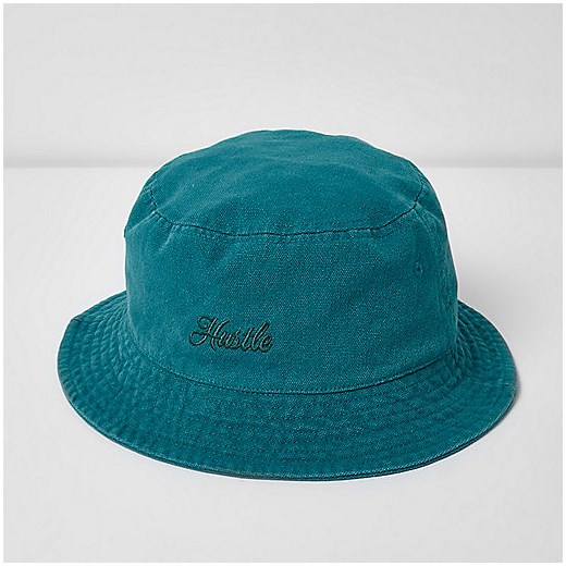 Blue 'Hustle' bucket hat 
