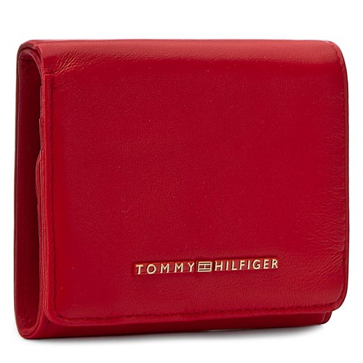 Mały Portfel Damski TOMMY HILFIGER - Leather Twist Mini Flap Wallet AW0AW04115  615  Tommy Hilfiger  eobuwie.pl