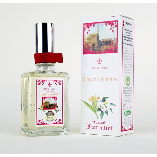 Derbe Speziali Fiorentini perfumy Imbir z Jaśminem 50ml kosmetyki-maya bialy lekkie