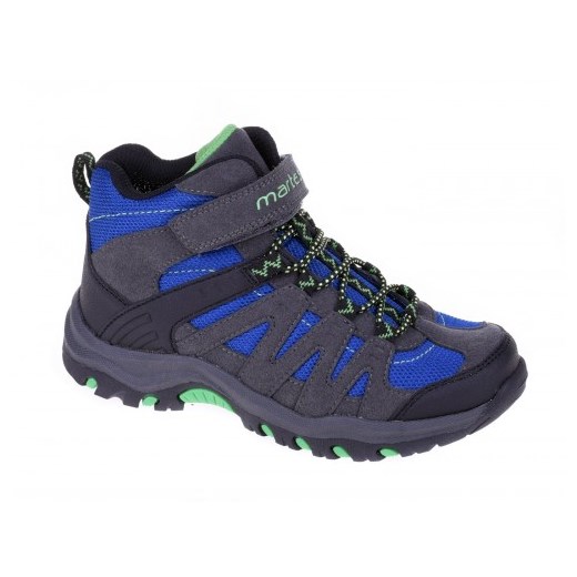 JUNIORSKIE BUTY TURYSTYCZNE WOODLAND MID JR DK 64933-GREY/LAKE BLUE/LIME MARTES g34-1 szary  29 okazja Iguana Sklep 