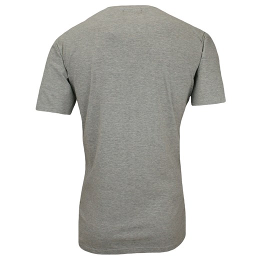 Szary, Przedłużony T-Shirt (Koszulka) z Dziurami - 100% BAWEŁNA - Brave Soul, Męski TSBRSSS17BENJIgrey