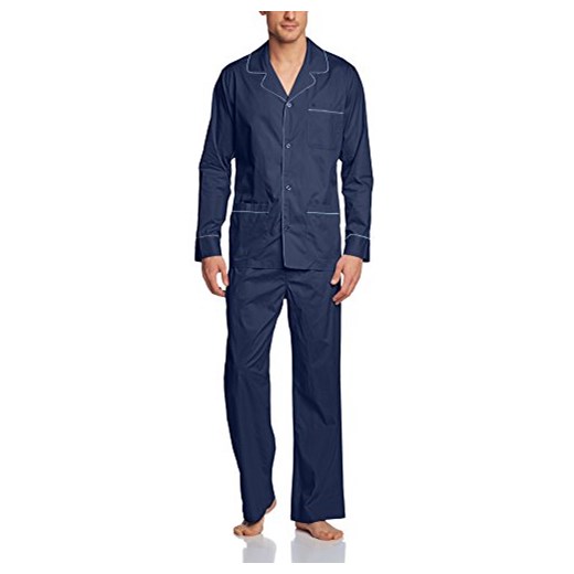 Piżama dwuczęściowa Seidensticker Pyjama lang dla mężczyzn, kolor: niebieski