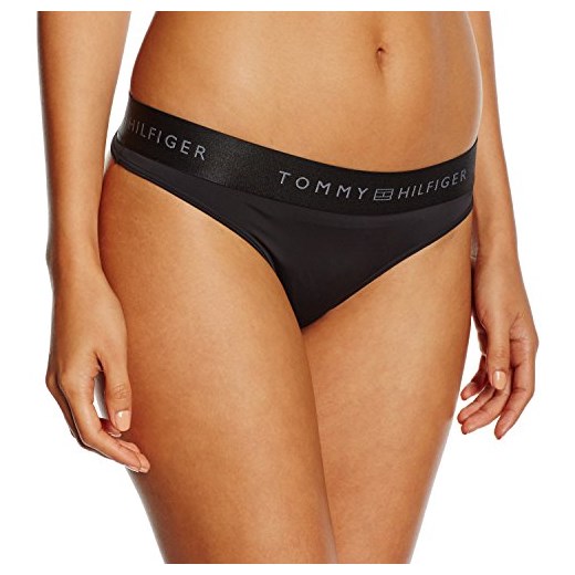 Stringi Tommy Hilfiger Microfiber thong iconic dla kobiet, kolor: czarny pomaranczowy Tommy Hilfiger sprawdź dostępne rozmiary Amazon