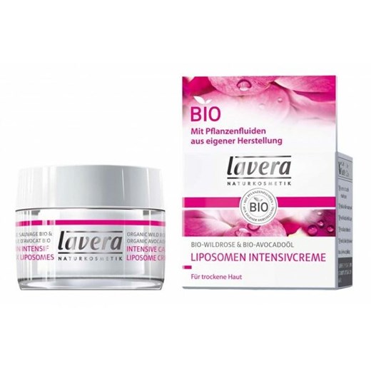 Lavera Faces krem Krem z liposomami z bio-różą i bio-olejem z awokado 30ml kosmetyki-maya rozowy ochronny