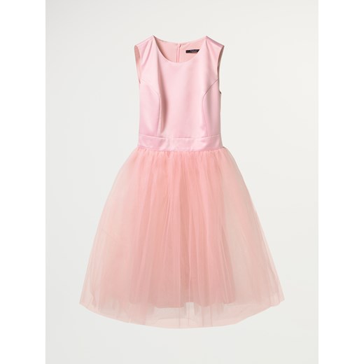 Mohito - Damska sukienka z tiulem little princess - Różowy rozowy Mohito 40 