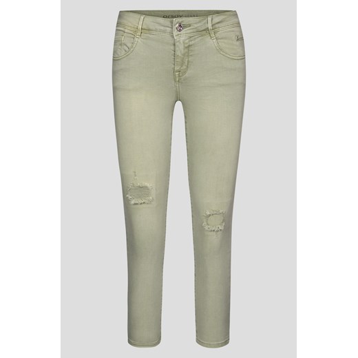 Spodnie skinny z przetarciami i łatkami Orsay brazowy 42 orsay.com