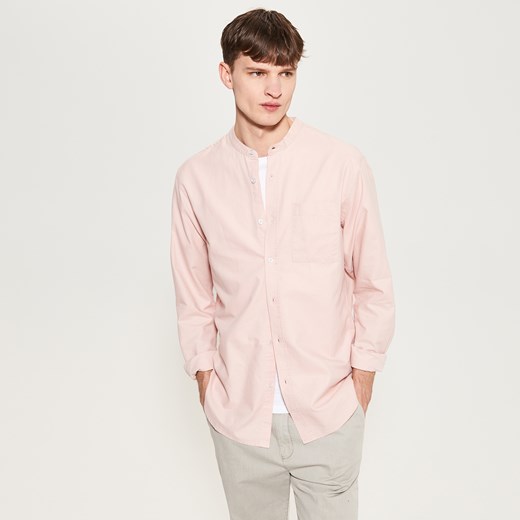 Reserved - Koszula z kieszonką - Różowy  Reserved XXL 