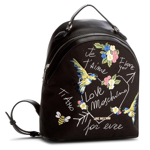 Plecak LOVE MOSCHINO - JC4275PP03KJ100A Canvas/Calf Love Moschino eobuwie.pl
