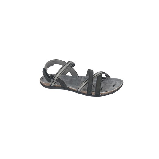 DAMSKIE SANDAŁY LAVIRA WO'S 9885-BLACK/GREY ELBRUS, Płeć - WOMEN, Rozmiar - 36, Kolor - BLACK/GREY szary Elbrus 37 sklepmartes.pl