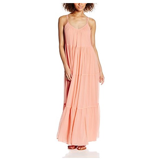 Sukienka VILA CLOTHES VIBOTANICAL MAXI DRESS dla kobiet, kolor: pomarańczowy bezowy Vila sprawdź dostępne rozmiary Amazon