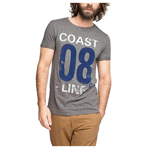T-shirt ESPRIT dla mężczyzn, kolor: szary Esprit bezowy sprawdź dostępne rozmiary Amazon